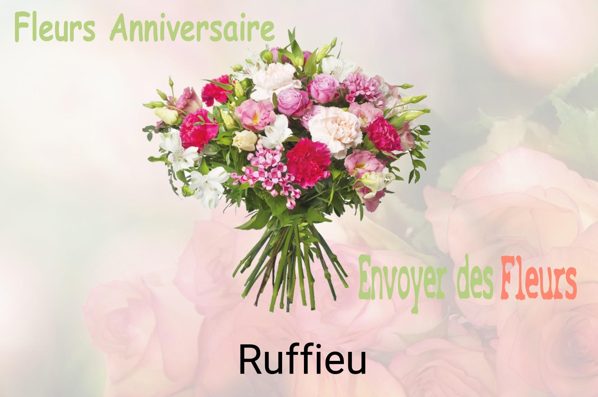 Bouquet de fleurs d’anniversaire livré à Ruffieu